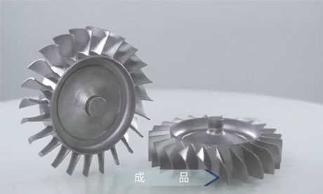 去型殼、澆注、去殼、打磨成品